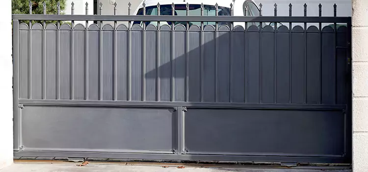 Metal Driveway Gate Installation Streamwood